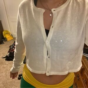 Women's Cream Cardigan